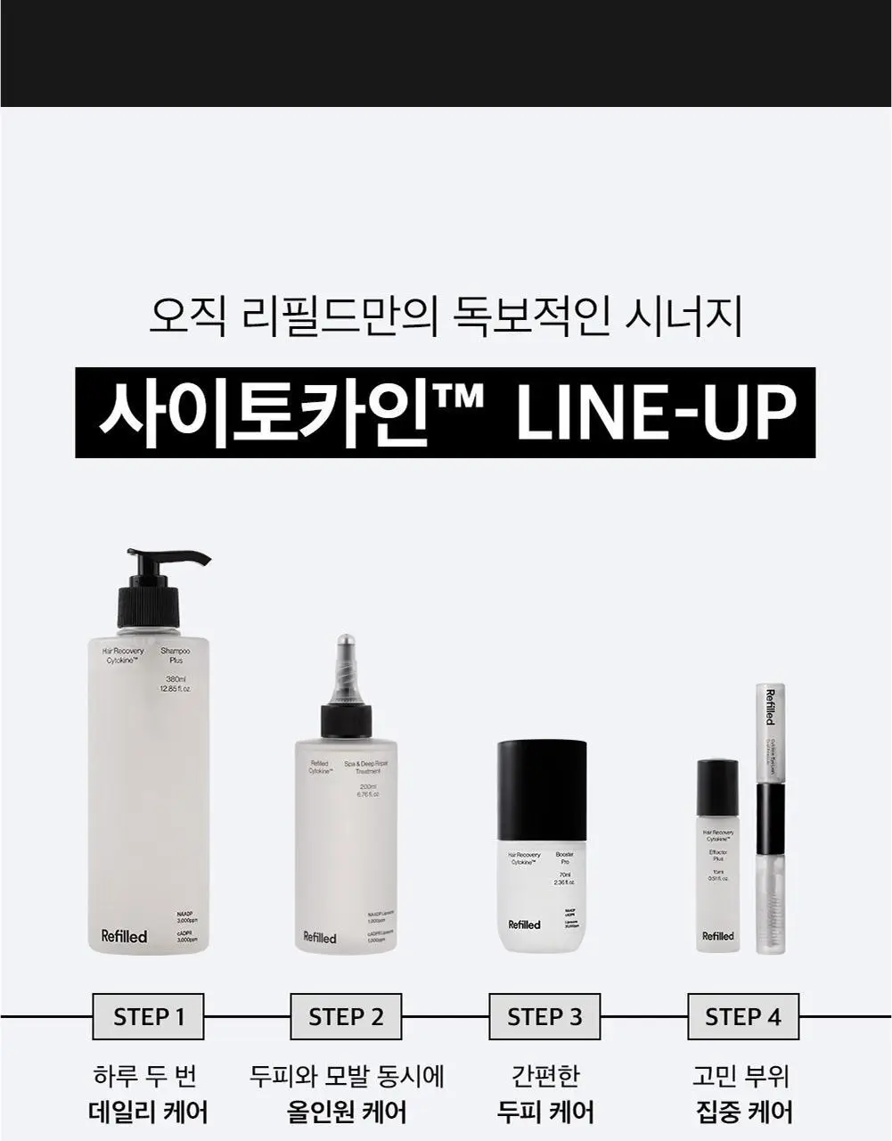 [탈모증상개선] 리필드 사이토카인 부스터 프로 70ml 단품/기획 2종 택1 상세페이지 25
